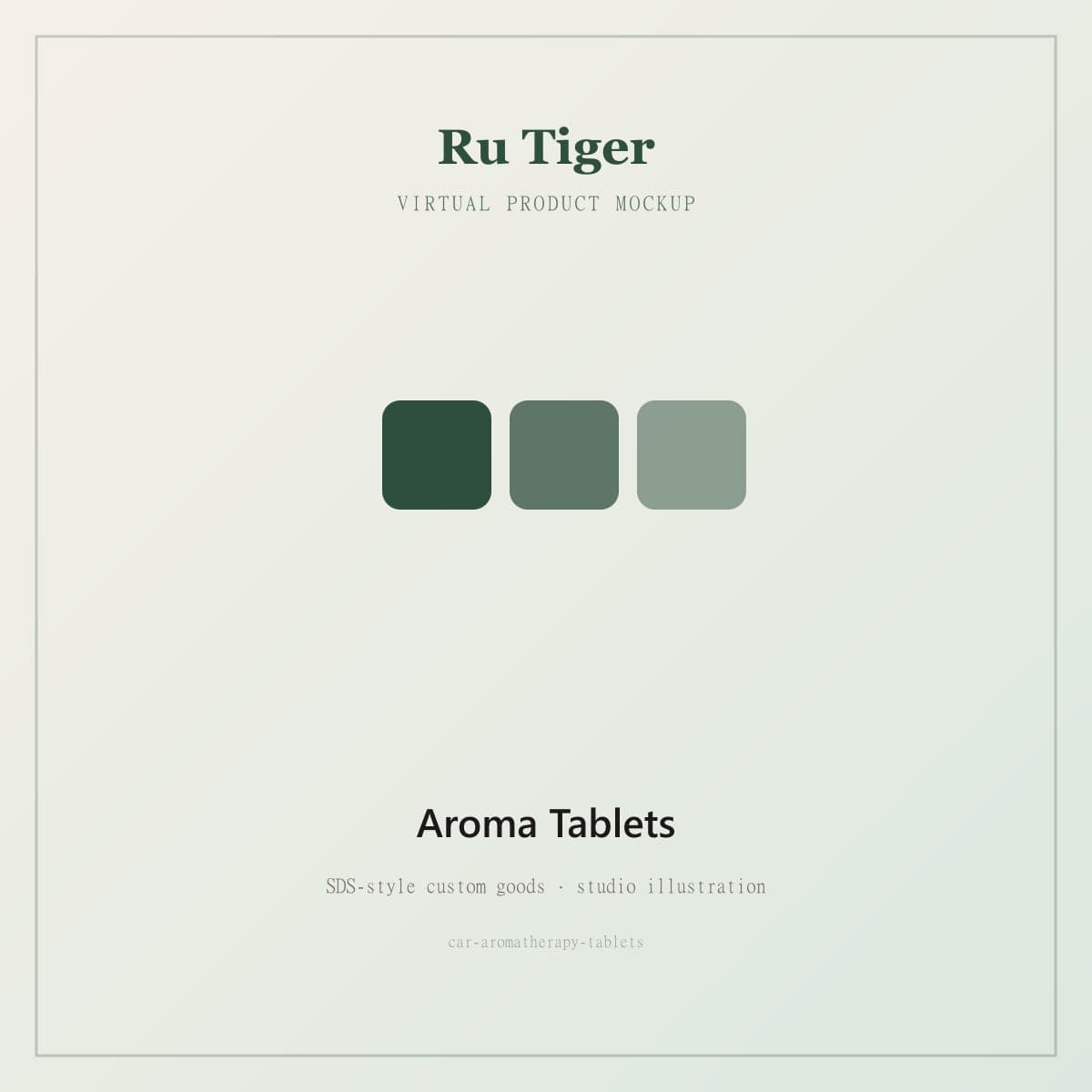 Custom Car Aromatherapy Tablets