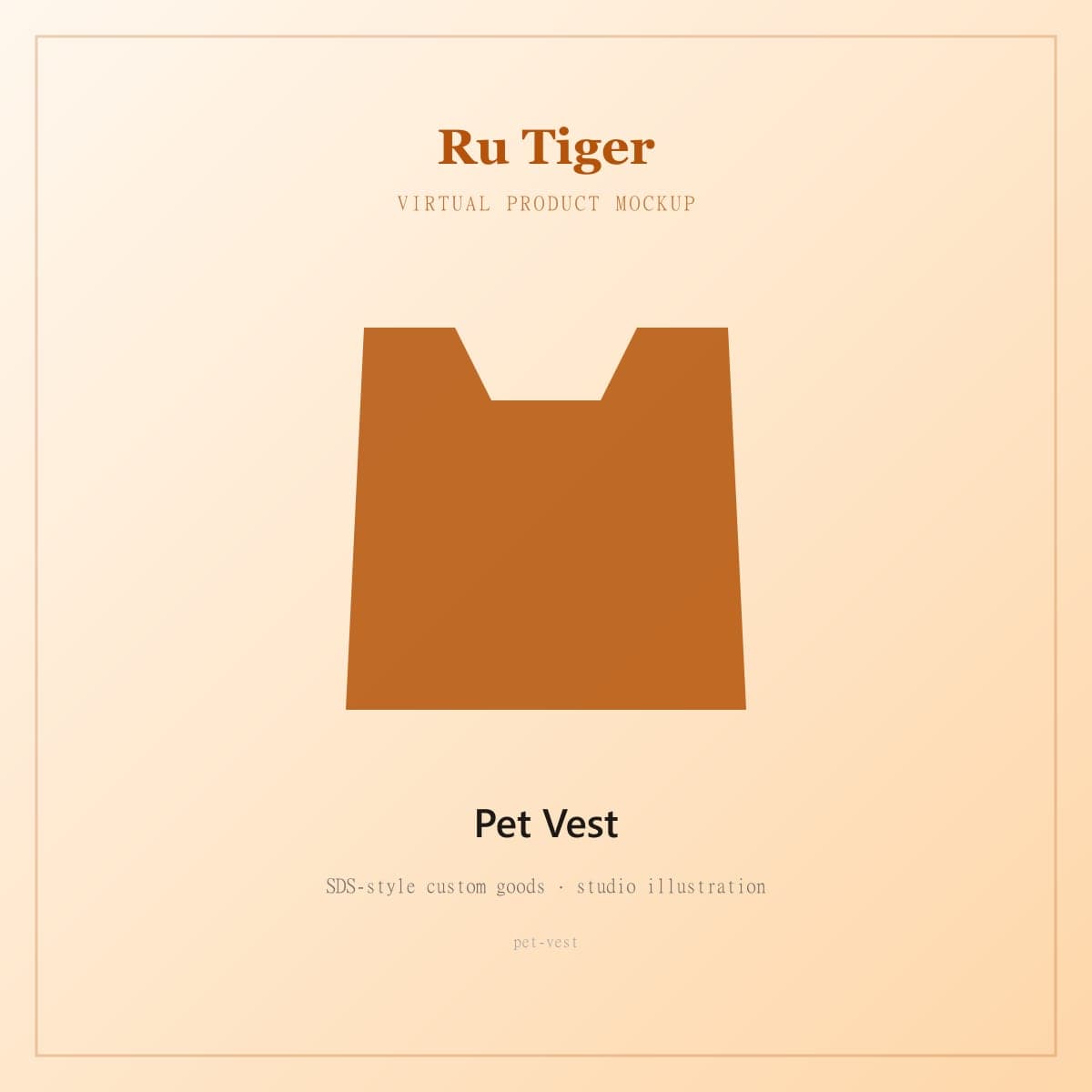 Custom Print Pet Vest