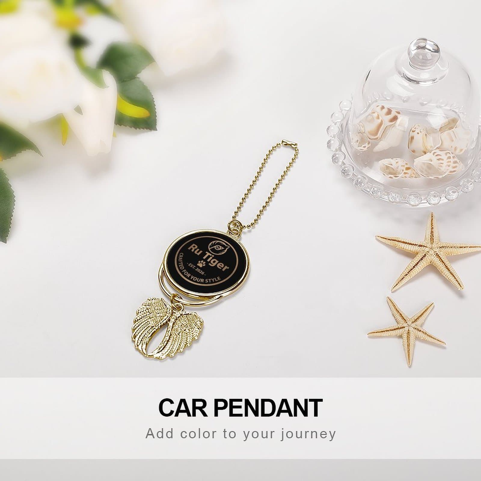 Luxury Car Pendant – Elegant Interior Accessory, Perfect Gift for Car Lovers & Daily Drive Style Upgrade view 4