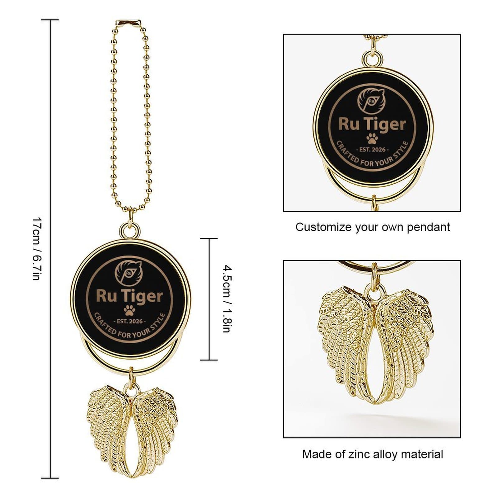 Luxury Car Pendant – Elegant Interior Accessory, Perfect Gift for Car Lovers & Daily Drive Style Upgrade view 2