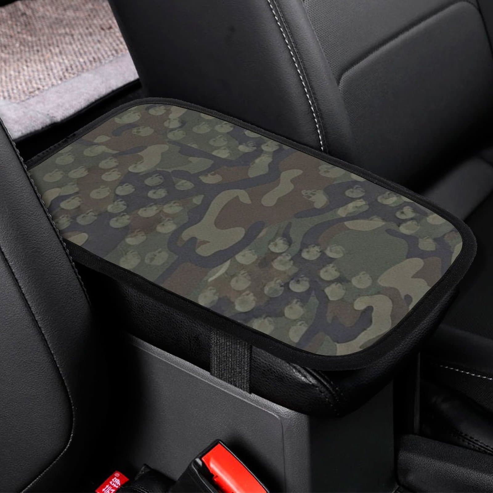 Premium Car Armrest Cushion Pad - Anti-Slip Console Cover with Memory Foam for Ultimate Driving Comfort & Protection view 3