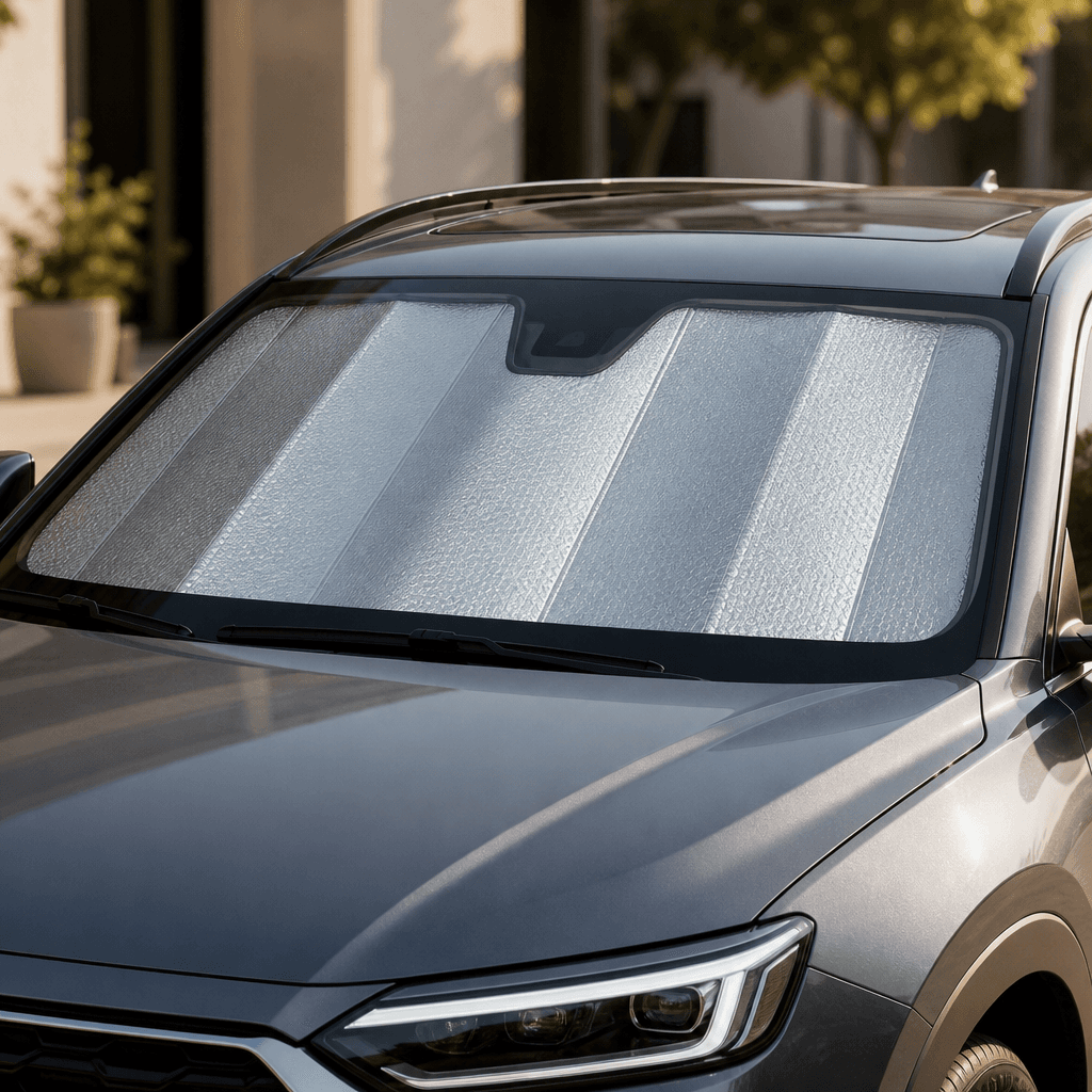 Fold-Flat Reflective Sun Shade