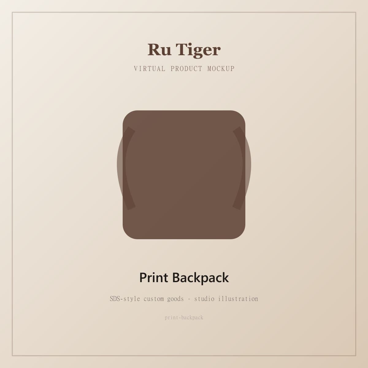 Custom Print Backpack